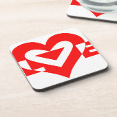 ラブグクールラフィックレッド コースター (左側)