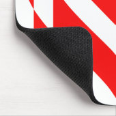 ラブグクールラフィックレッド マウスパッド (コーナー)