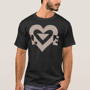 ラブグクールラフィック、グレー Tシャツ