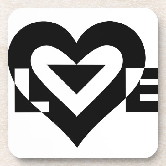 ラブグクールラフィック、ブラック コースター (正面)