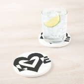 ラブグクールラフィック、ブラック コースター (側面)