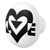 ラブグクールラフィック、ブラック セラミックノブ (右)