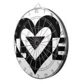 ラブグクールラフィック、ブラック ダーツボード (正面右)