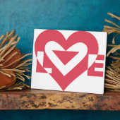 ラブグラフィッククール、さくらんぼピンク フォトプラーク (側面)