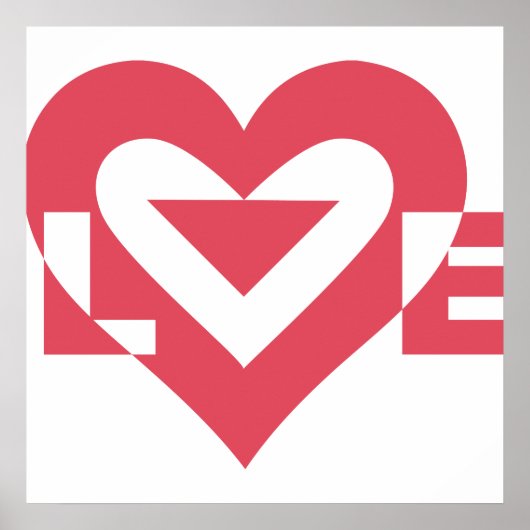 ラブグラフィッククール、さくらんぼピンク ポスター (正面)