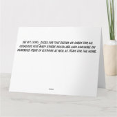 ラブグラフィティウォールアート。 カード (裏面)