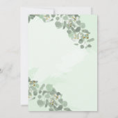 ラブグリーンビール ブライダルシャワー おめでとう 招待状 (裏面)