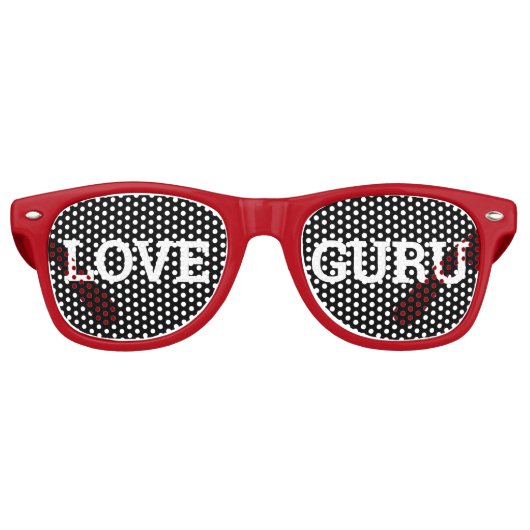 ラブグルレトロシェード/おもしろいパーティーサングラス レトロサングラス (正面)