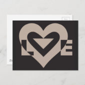 ラブグレイ・オン・ブラック ポストカード (正面/裏面)