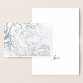 ラブグレーの外観 箔カード (ディスプレー)