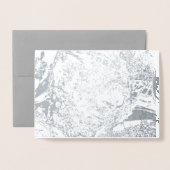 ラブグレーの外観 箔カード (封筒付き正面)