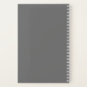 ラブグレーの手作りレシピノート ノートブック (裏面)