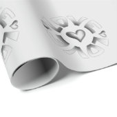 ラブグレー ラッピングペーパー (ロールコーナー)