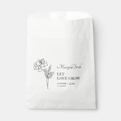 ラブグロブマリゴルドシード結婚式の引き出物バッグ フェイバーバッグ (正面)