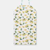 ラブグロブレモンブライダルシャワー植物の恩恵 ギフトタグ (裏面)