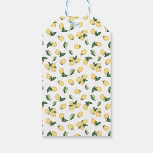 ラブグロブレモンブライダルシャワー植物の恩恵 ギフトタグ (裏面)