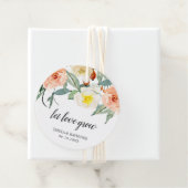 ラブグローピーチウォーター色のフローラ結婚ズ フェイバータグ (インサイチュ)