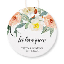 ラブグローピーチウォーター色のフローラ結婚ズ