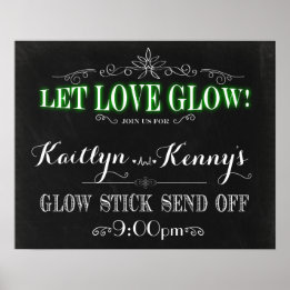 ラブグロー – Glow Stick Send Off 16x20 ポスター