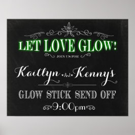 ラブグロー – Glow Stick Send Off 16x20 ポスター