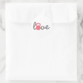 ラブケトルベルピンク ラウンドシール (バッグ)