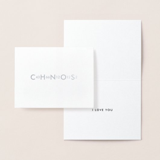 ラブケミカルオキシトシンサイエンスフォーミュラバレンタイン 箔カード (ディスプレー)