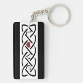 ラブケルト結び目模様 キーホルダー (裏面)