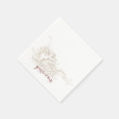 ラブケルブ結婚の紙ナプキンセット スタンダードカクテルナプキン (角)