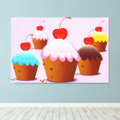 ラブケーキズ キャンバスプリント (インサイチュ (ウッドフロア))