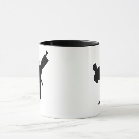 ラブケート私は非常に多くのおもしろい引用文 マグカップ (中央)