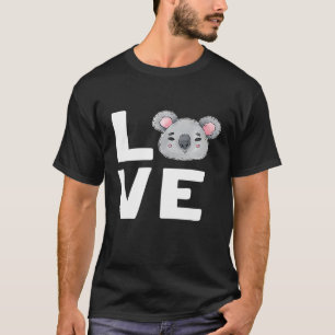 ラブコアラクマかわいい生態学者オーストラリアのガールボーイ Tシャツ