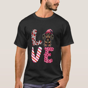 ラブコスチュームダックシュント格言ハットヒョウValentine Tシャツ