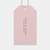 ラブコックテール モノグラム バレンタイン ギフトタグ (裏面)