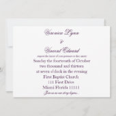 ラブコテ―ジュの結婚式招待状 招待状 (裏面)