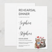 ラブコメ・リハーサル 招待状 (正面/裏面)