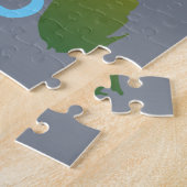 ラブコラティアヴィンテージスタイルの地図 ジグソーパズル (側面)