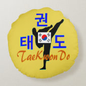 ❤☯✔ラブコリアン武術アートテコンドファブラス ラウンドクッション (裏面)