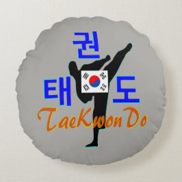 ❤☯✔ラブコリアン武術アートテコンドファブラス ラウンドクッション