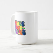 ラブコリーズを静める コーヒーマグカップ (正面左)