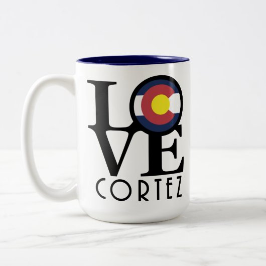 ラブコルテズコロラド15oz ツートーンマグカップ (左)