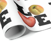 ラブコレクションアップルポテトラッピング紙 ラッピングペーパー (ロールコーナー)