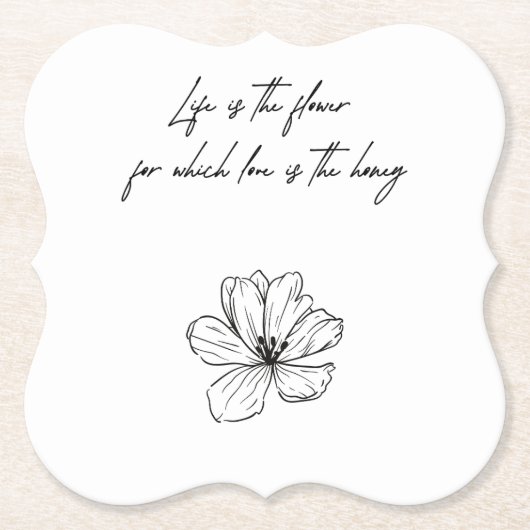 ラブコースター ペーパーコースター (正面)