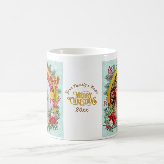 ラブコーヒーでお正月おめでとう コーヒーマグカップ (中央)