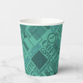 ラブコーヒーポーフ紙カップ 紙コップ (左)