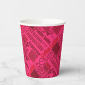 ラブコーヒーポーフ紙カップ 紙コップ (左)