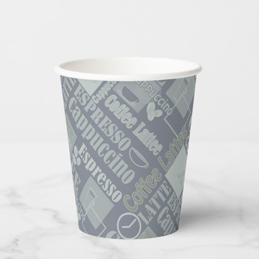 ラブコーヒーポーフ紙カップ 紙コップ (正面)