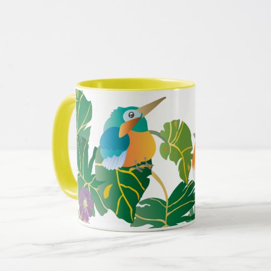 ラブコーヒーマグのハートを燃やす マグカップ (正面左)