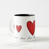 ラブコーヒーマグ ツートーンマグカップ (正面左)