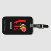 ラブコーンホールスパーソナライズされたポーツ    ラゲッジタグ (正面横)