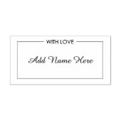 ラブゴム印で作られる ラバースタンプ (インプリント)